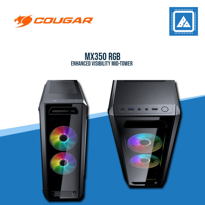 COUGAR CASE MX350 RGB / MID-TOWER / TEMPERED GLASS COUGAR CASE MX350 RGB / MID-TOWER / TEMPERED GLASS